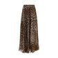 Dolce & Gabbana Beige Silk Long Skirt