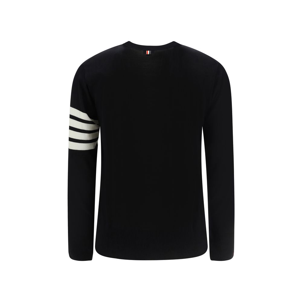 Thom Browne Black Wool Oves Aries Cardigan