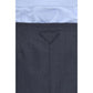 Prada Gray Cotton Midi Skirt