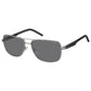 Polaroid Black Metal Sunglasses