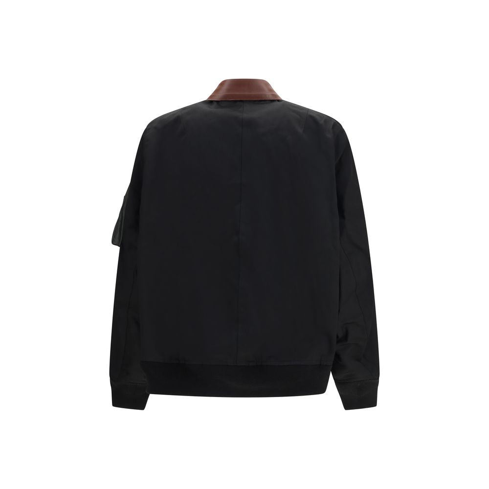 Sacai Black Cotton Bomber