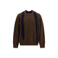 Sacai Brown Wool Oves Aries Sweatshirt