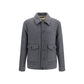 Valentino Garavani Gray Wool Oves Aries Jacket