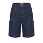 Trussardi Jeans Blue Cotton Blend Men's Short