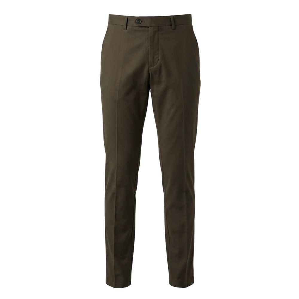 Trussardi Jeans Green Cotton Men Pant