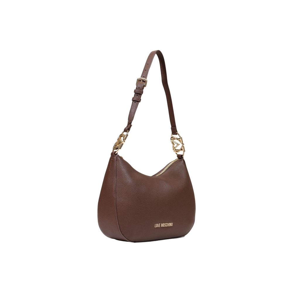 Love Moschino Brown Polyethylene Handbag