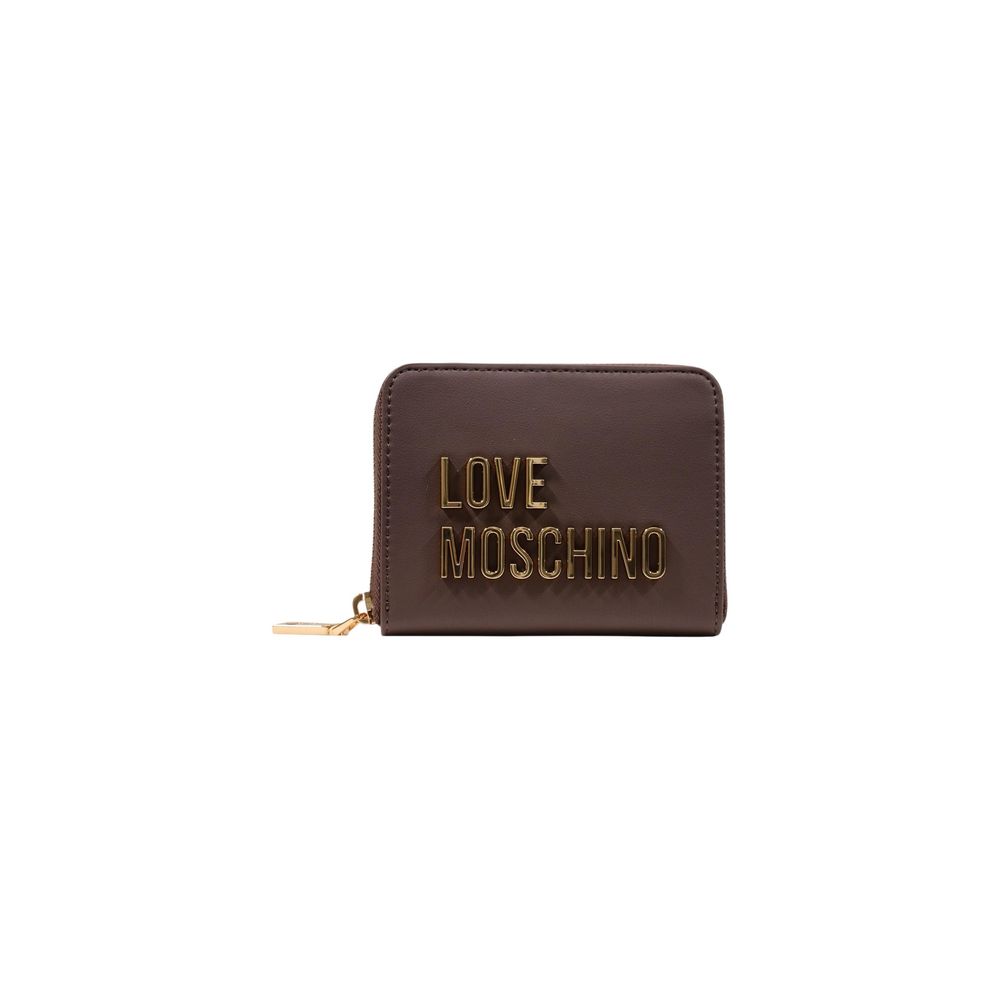 Love Moschino Brown Polyethylene Wallet