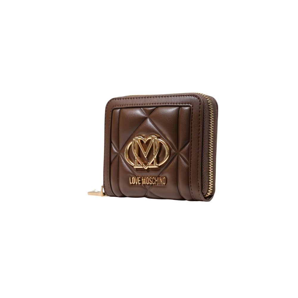 Love Moschino Brown Polyethylene Wallet