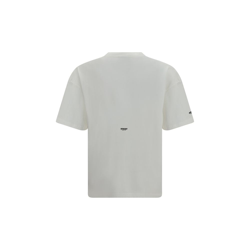 Represent White Cotton T-Shirt