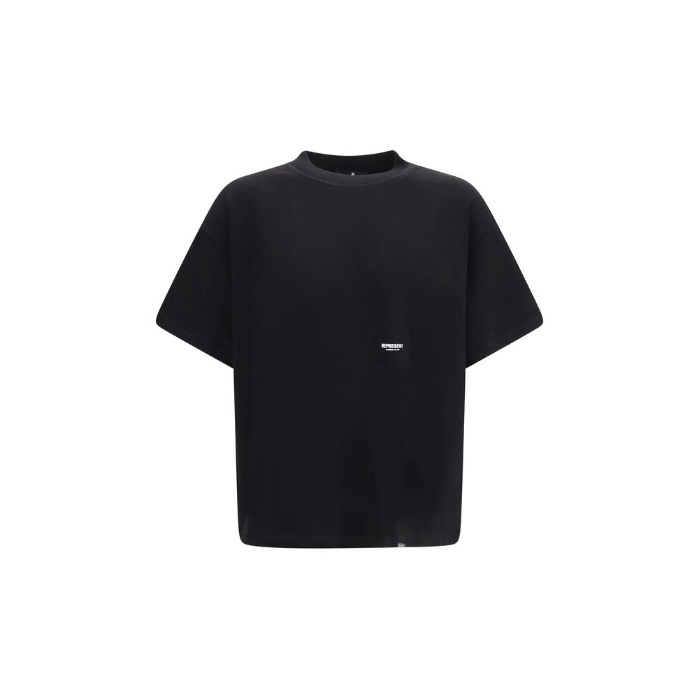 Represent Black Cotton T-Shirt