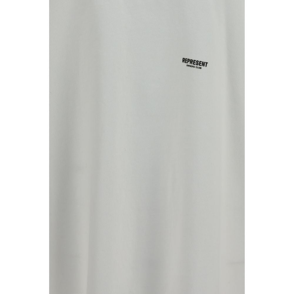 Represent White Cotton T-Shirt