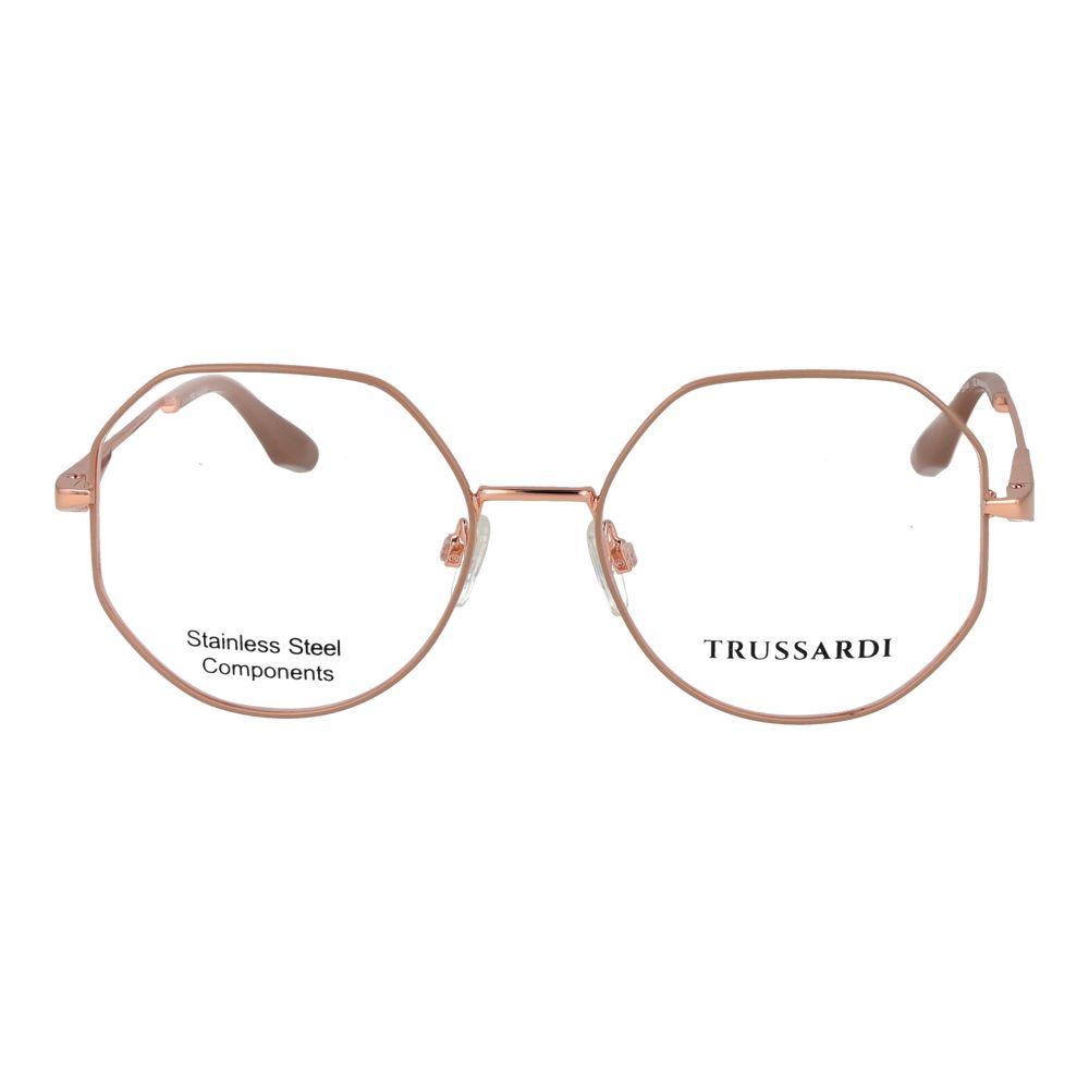 Trussardi Pink Stainless Steel Glasses (Frames)