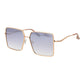 Trussardi Gold Stainless Steel Sunglasses