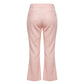 Trussardi Jeans Pink Flax Women Pants