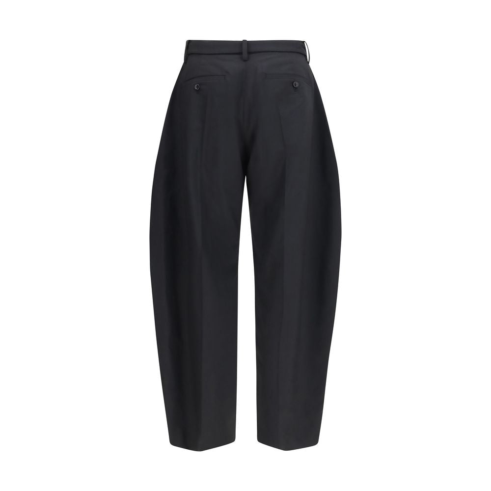 Sacai Black Polyester Casual Pants