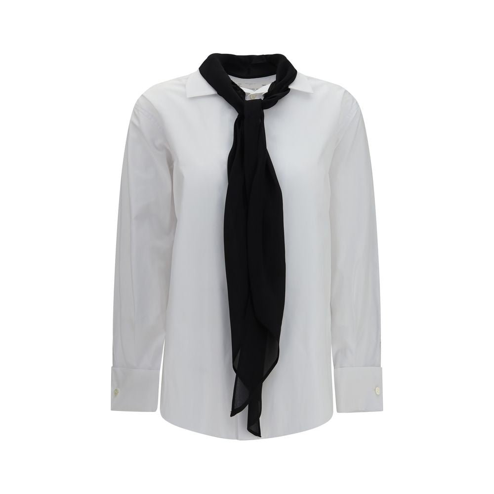 Sacai White Polyester Dress Shirt