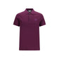 Burberry Purple Cotton Polo Shirt