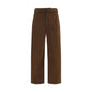 Lemaire Brown Cotton Casual Pants
