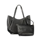 Guess Jeans Nero Poliuretano Women Handbag