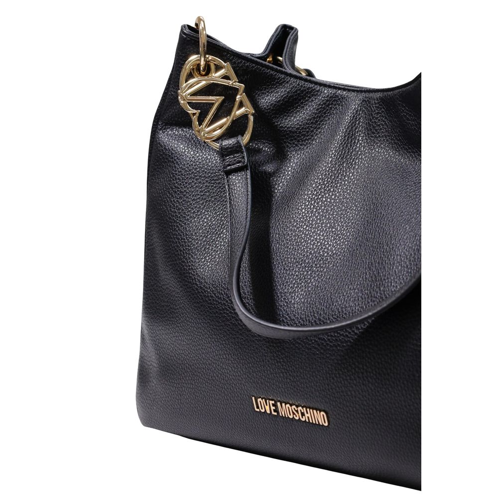 Love Moschino Black Polyethylene Handbag