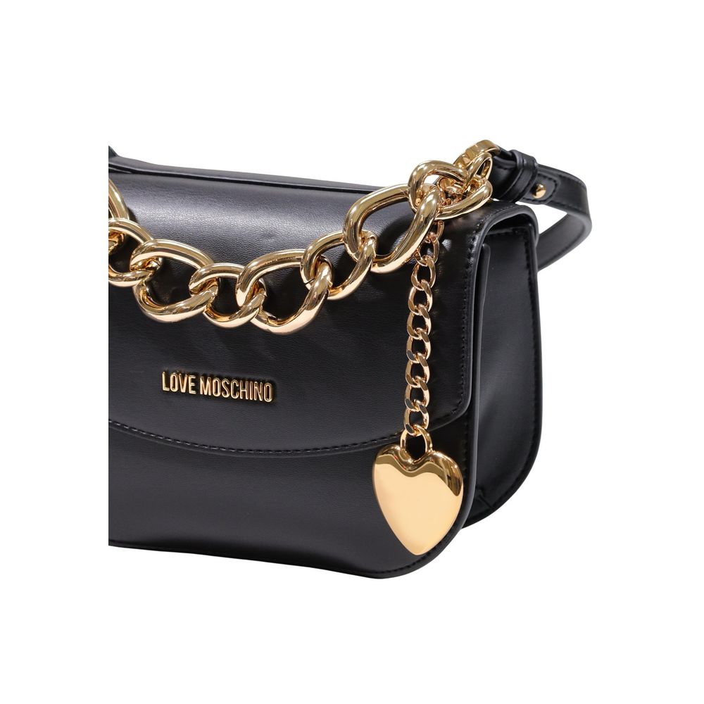 Love Moschino Black Polyester Handbag