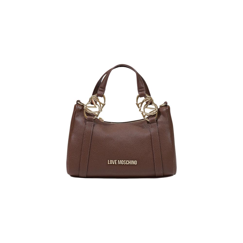 Love Moschino Brown Polyethylene Handbag