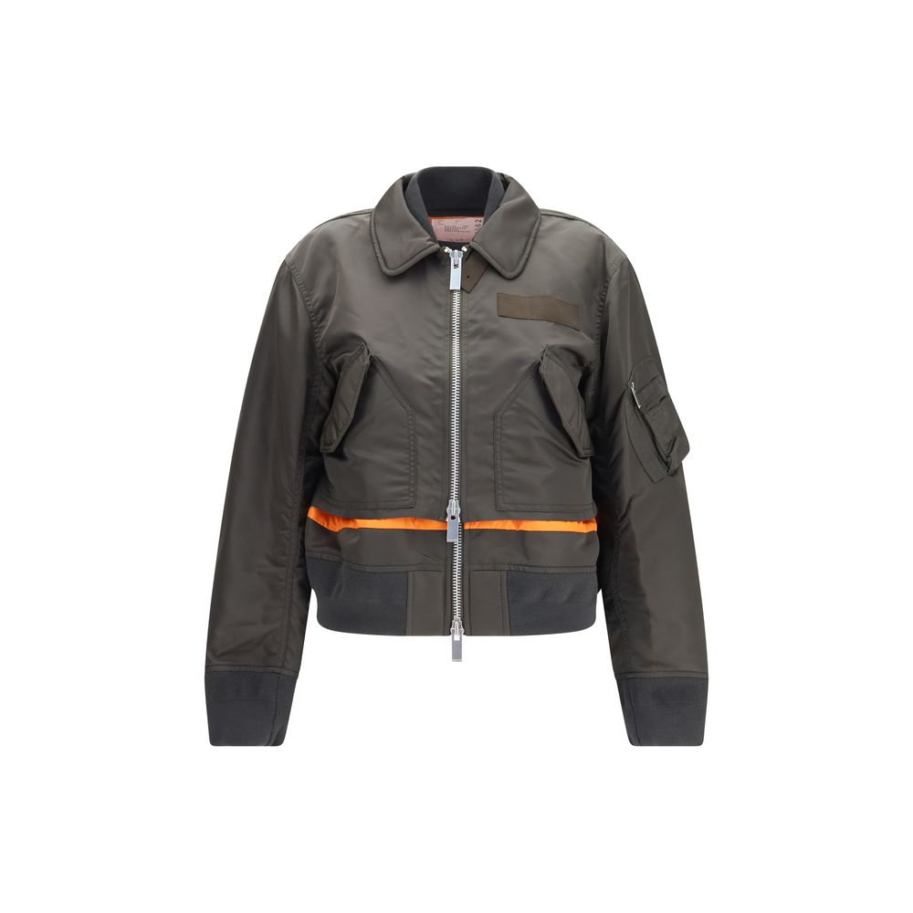 Sacai Bicolor Nylon Bomber