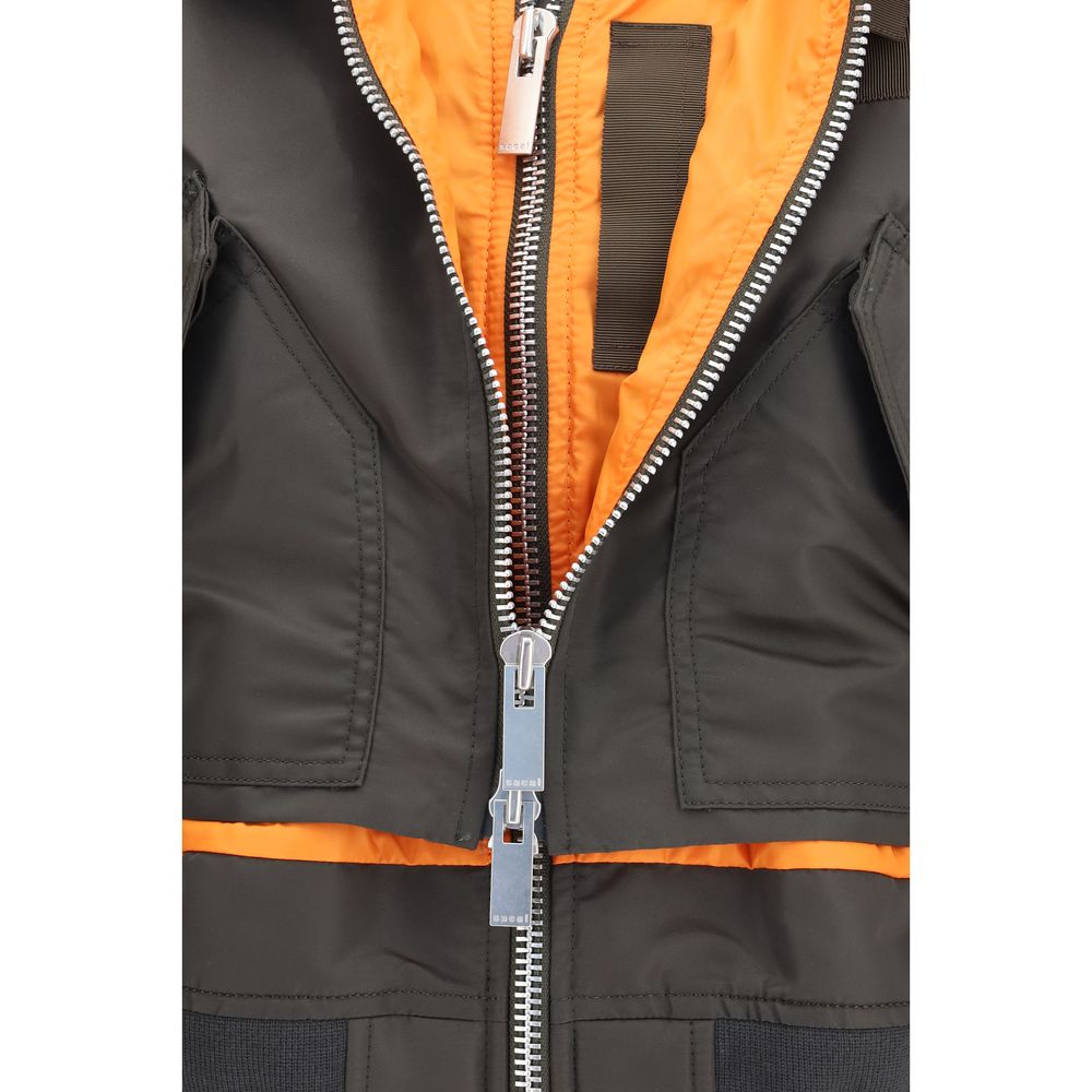 Sacai Bicolor Nylon Bomber