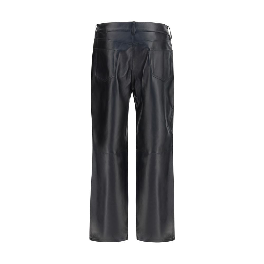 Magda Butrym Black Leather Pants