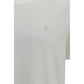 Burberry White Cotton T-Shirt