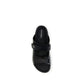 Dolce & Gabbana Black Calf Leather Bos Taurus Flat Sandals