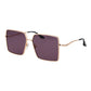 Trussardi Gold Stainless Steel Sunglasses