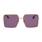 Trussardi Gold Stainless Steel Sunglasses