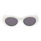 Trussardi White Acetate Sunglasses