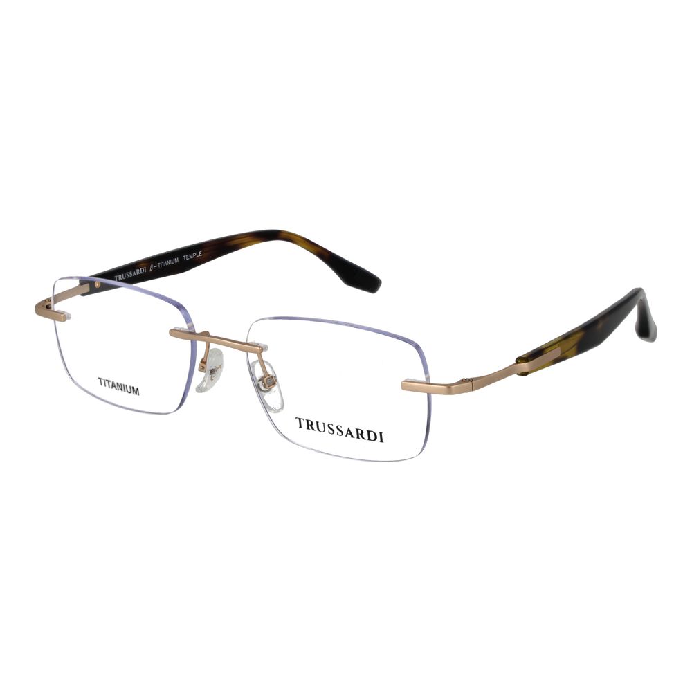 Trussardi Gold Stainless Steel Glasses (Frames)