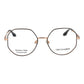 Trussardi Black Stainless Steel Glasses (Frames)