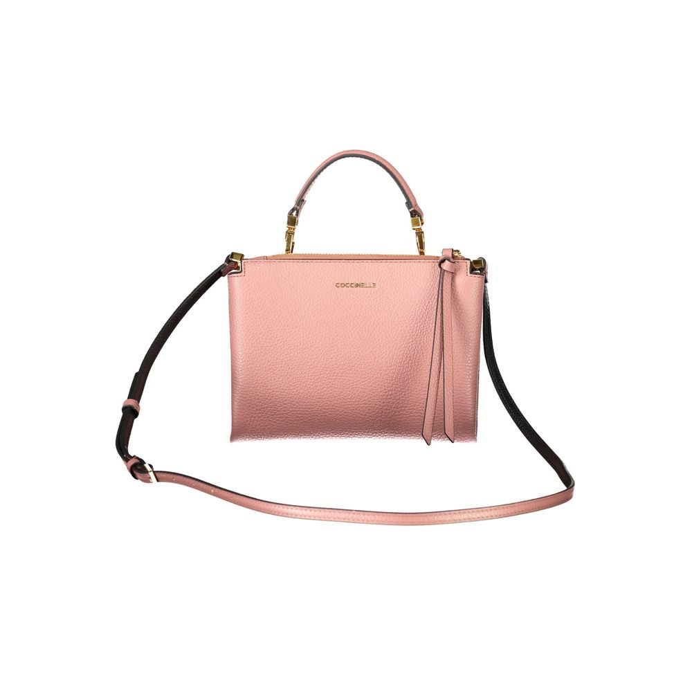 Coccinelle Pink Leather Womens Bag