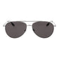 Trussardi Silver Stainless Steel Sunglasses