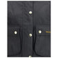 Barbour Black Cotton Full-Length Jacket