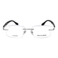 Trussardi Silver Stainless Steel Glasses (Frames)
