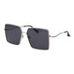 Trussardi Silver Stainless Steel Sunglasses