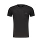 Guess Jeans Black Cotton Mens T-Shirt