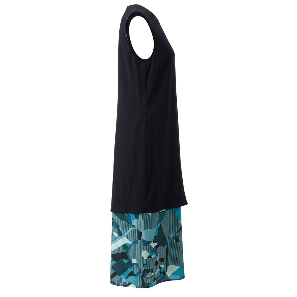 Trussardi Blue Silk Women Dress