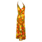 Trussardi Yellow Silk Women Dress