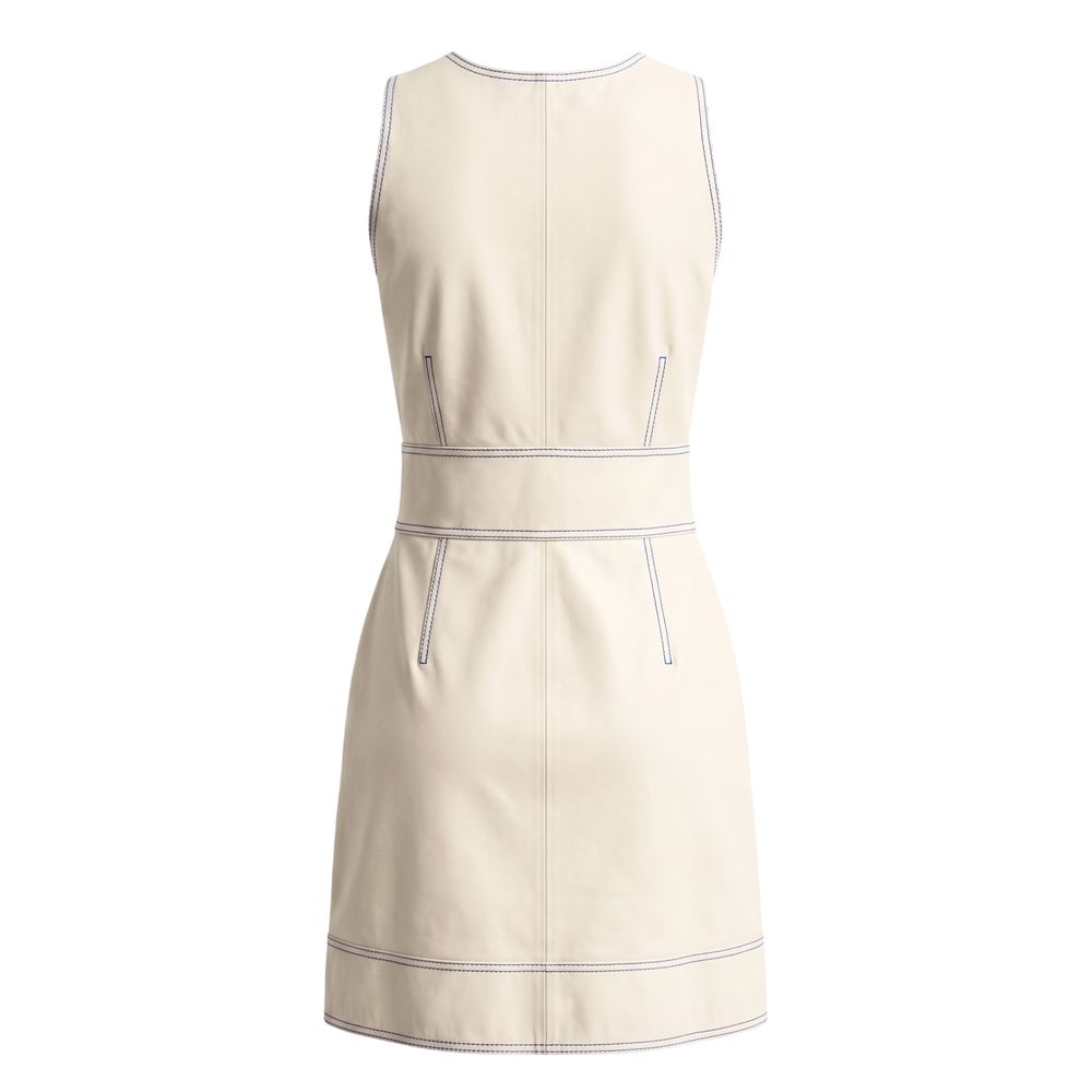 Trussardi Beige Lamb Women Dress