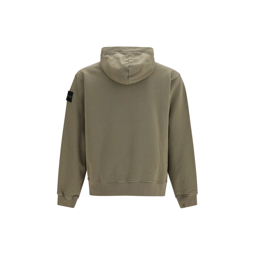 Stone Island Bicolor Cotton Sweatshirt