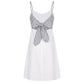 Trussardi Jeans White Cotton Women Dress