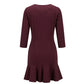 Trussardi Jeans Red Viscose Women Dress