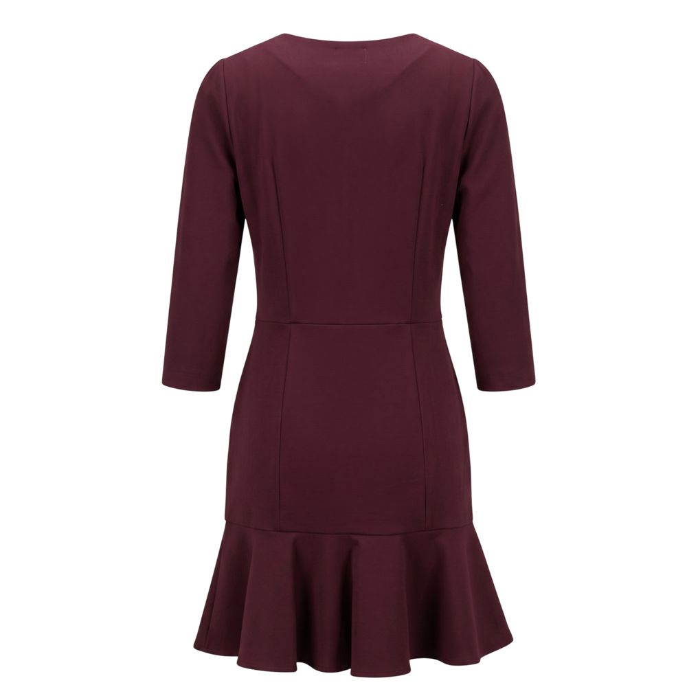 Trussardi Jeans Red Viscose Women Dress