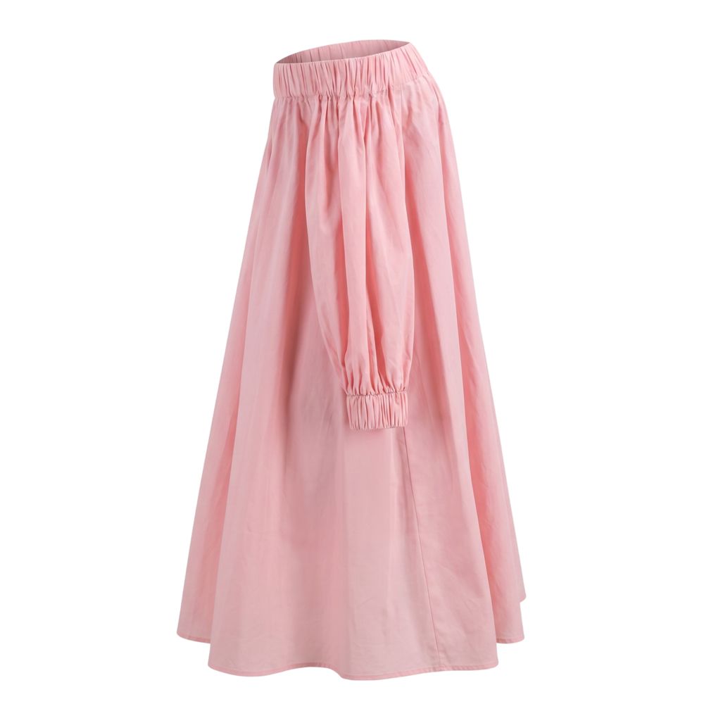 Trussardi Jeans Pink Cotton Women Dress